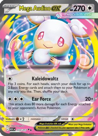 Mega Audino ex - 172/217 172 - ME Ascended Heroes Holofoil、The Pokémon Company、kayou