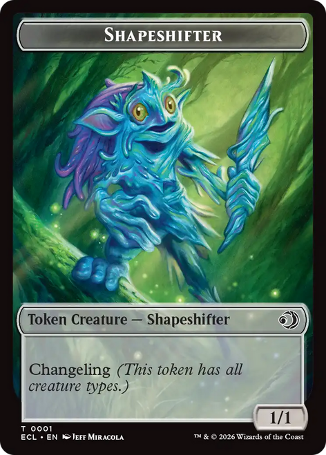 Lorwyn Eclipsed - Shapeshifter Token | Lorwyn Eclipsed、Magic: The Gathering、kayou