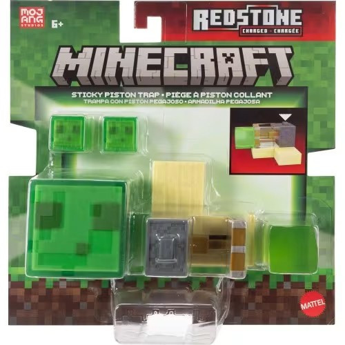 Minecraft Redstone Charged Sticky Piston Trap Action Figure、ToyWiz、kayou