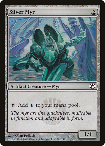 Silver Myr (SOM-202) - Scars of Mirrodin (HP)、Wizards of the Coast、kayou