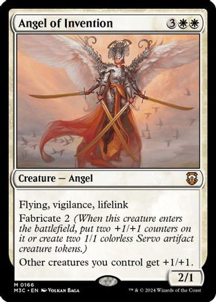 Angel of Invention (Ripple Foil) (M3C-166) - Modern Horizons 3 Commander Foil、Wizards of the Coast、kayou