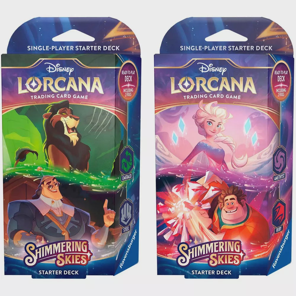 Disney Lorcana: Shimmering Skies Starter Decks (Set of 2)、Lorcana、kayou