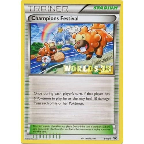 Black & White Promo BW95 Champions Festival Worlds 2013、Pokemon、kayou