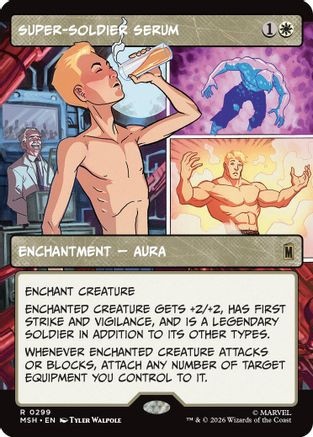 Super-Soldier Serum (Borderless) (MSH-299) - Marvel Super Heroes、Wizards of the Coast、kayou