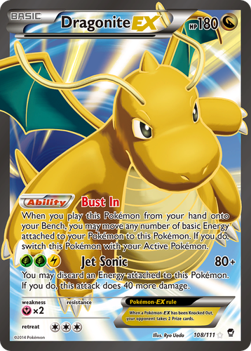 Dragonite-EX 108/111 - Furious Fists Holofoil (MP)、The Pokémon Company、kayou