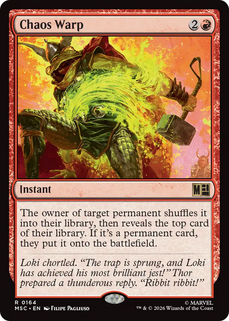 Chaos Warp (Surge Foil) | Marvel Super Heroes Commander、Magic: The Gathering、kayou