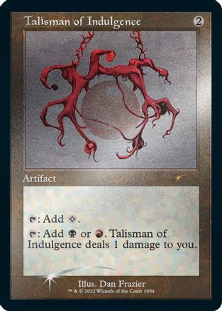 Talisman of Indulgence (Retro Frame) (Foil Etched) (SLD-1054) - Secret Lair Drop Series Foil、Wizards of the Coast、kayou