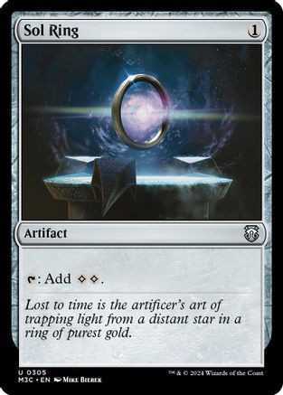 Sol Ring (Ripple Foil) (M3C-305) - Modern Horizons 3 Commander Foil、Wizards of the Coast、kayou