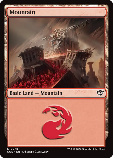 Mountain (#278) | Secrets of Strixhaven、Magic: The Gathering、kayou