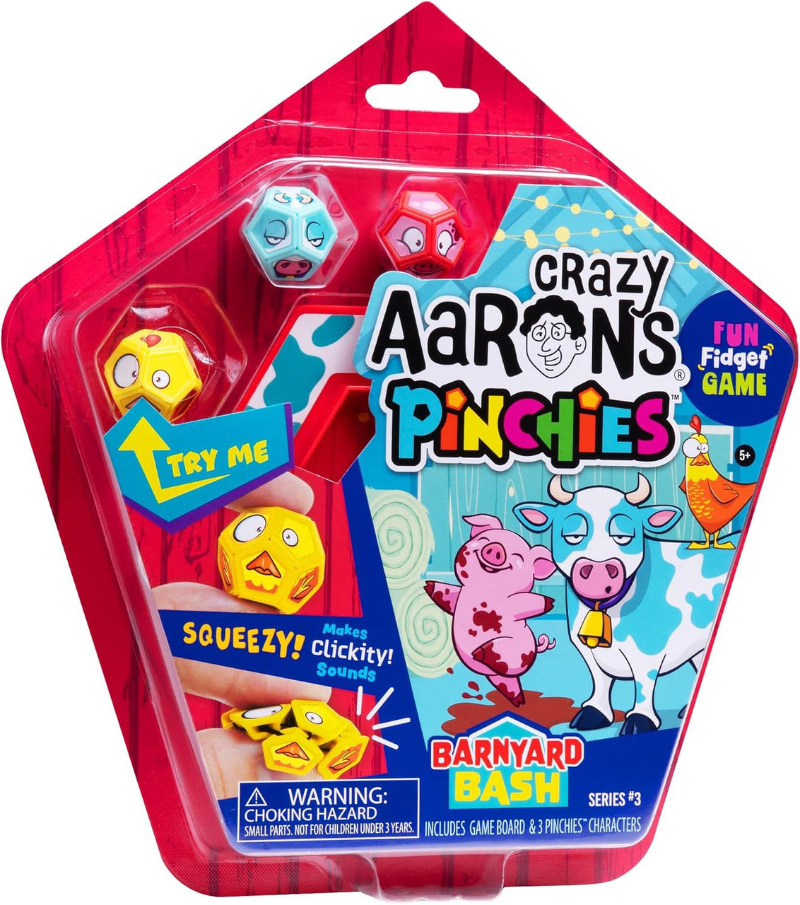 Crazy Aaron's Pinchies Series 3 Barnyard Bash Game、ToyWiz、kayou