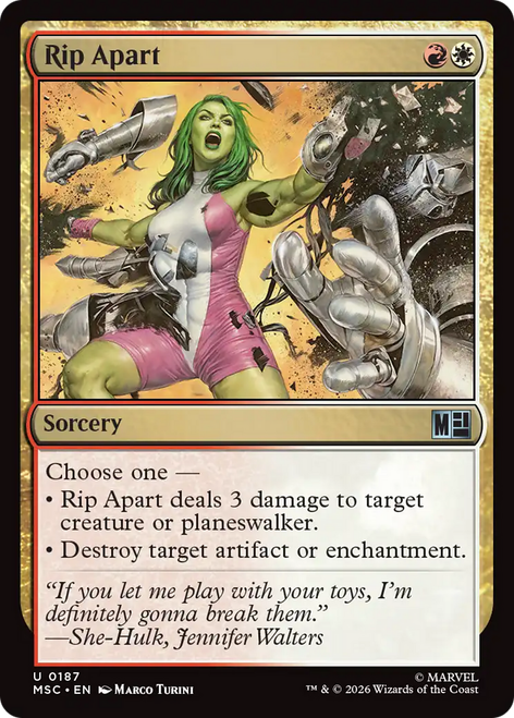 Rip Apart (Surge Foil) | Marvel Super Heroes Commander、Magic: The Gathering、kayou