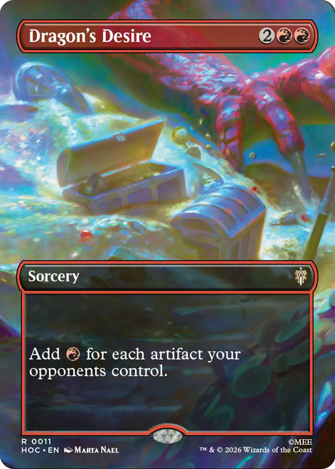 Dragons Desire (Borderless Scene) | The Hobbit Commander、Magic: The Gathering、kayou