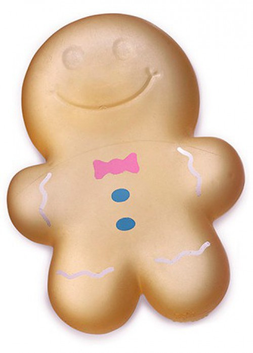 Super Duper Sugar Squisher Gingerbread Man YELLOW Squish Toy、ToyWiz、kayou
