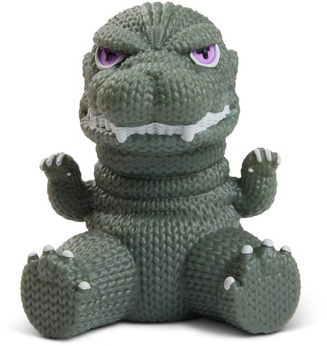 Handmade by Robots Godzilla 5-Inch Knit-Look Vinyl Figure #380 Metallic Green & Purple、ToyWiz、kayou