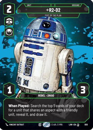 R2-D2 - Part of the Plan (Prestige) (808) - A Lawless Time、Fantasy Flight Games、kayou