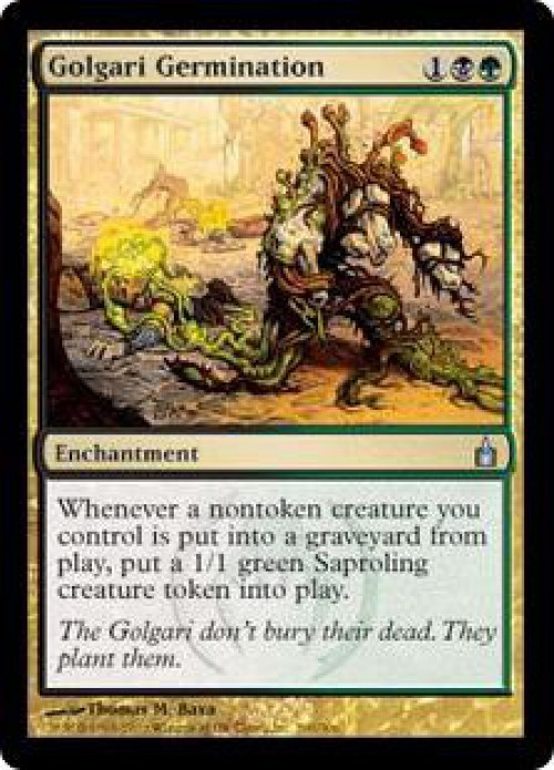 MtG Trading Card Game Ravnica: City of Guilds Uncommon Golgari Germination #209、ToyWiz、kayou
