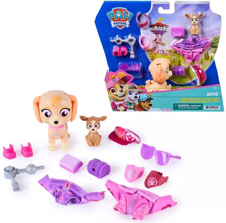 Paw Patrol Rescue-Ready Style Pups Skye 2.5-Inch Figure、ToyWiz、kayou