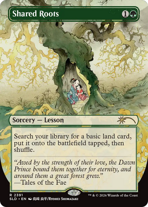 Shared Roots (Secret Lair - Return to the Mystical Archive) | Secret Lair Drops、Magic: The Gathering、kayou