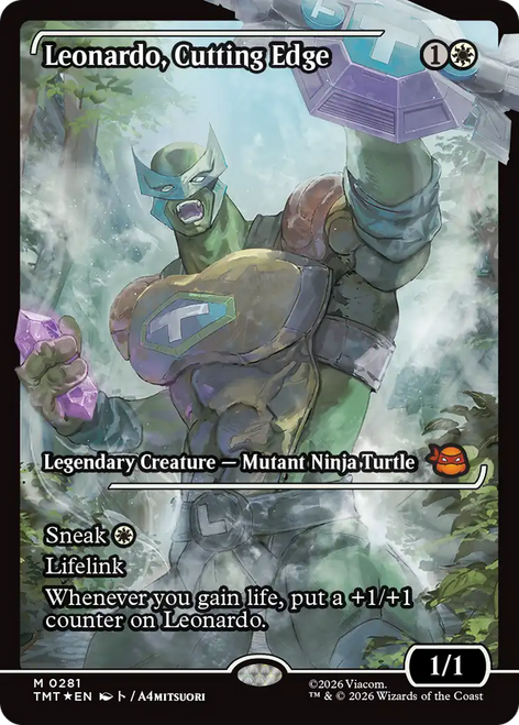 Leonardo, Cutting Edge (Japan Showcase Foil) | Teenage Mutant Ninja Turtles、Magic: The Gathering、kayou