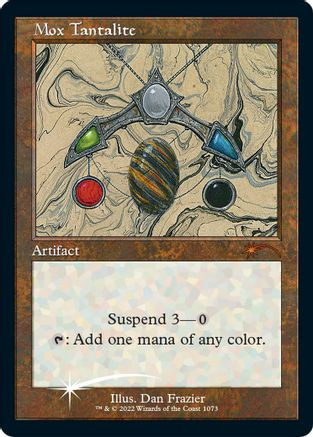 Mox Tantalite (Retro Frame) (Foil Etched) (SLD-1073) - Secret Lair Drop Series Foil、Wizards of the Coast、kayou