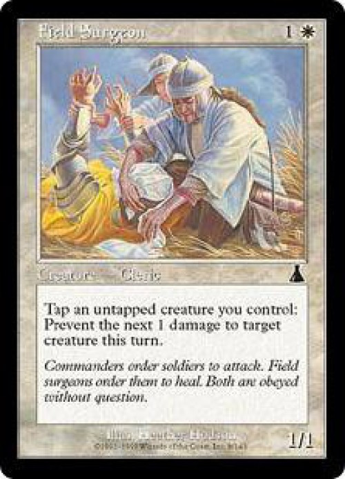 MtG Urza's Destiny Common Field Surgeon #8 Lightly Played、ToyWiz、kayou