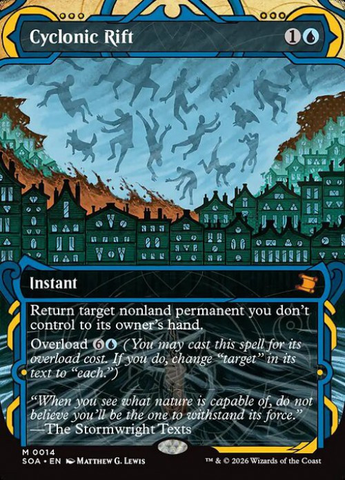 MtG Secrets of Strixhaven Mystical Archive Mythic Rare Cyclonic Rift #14、ToyWiz、kayou
