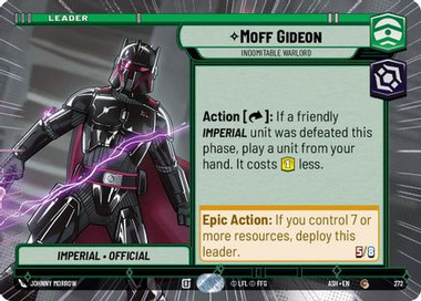 Moff Gideon - Indomitable Warlord (Hyperspace) (272) - Ashes of the Empire、Fantasy Flight Games、kayou