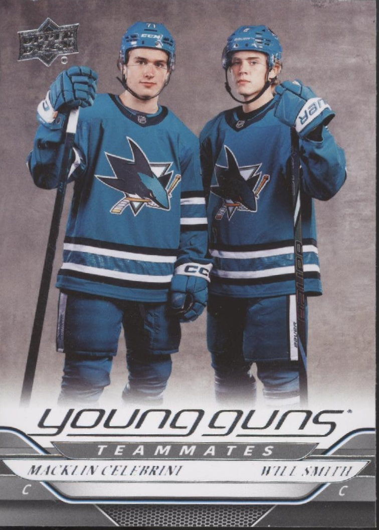 Macklin Celebrini / Will Smith 2024-25 Upper Deck Series 2 Young Guns RC #499、Collector Store LLC、kayou