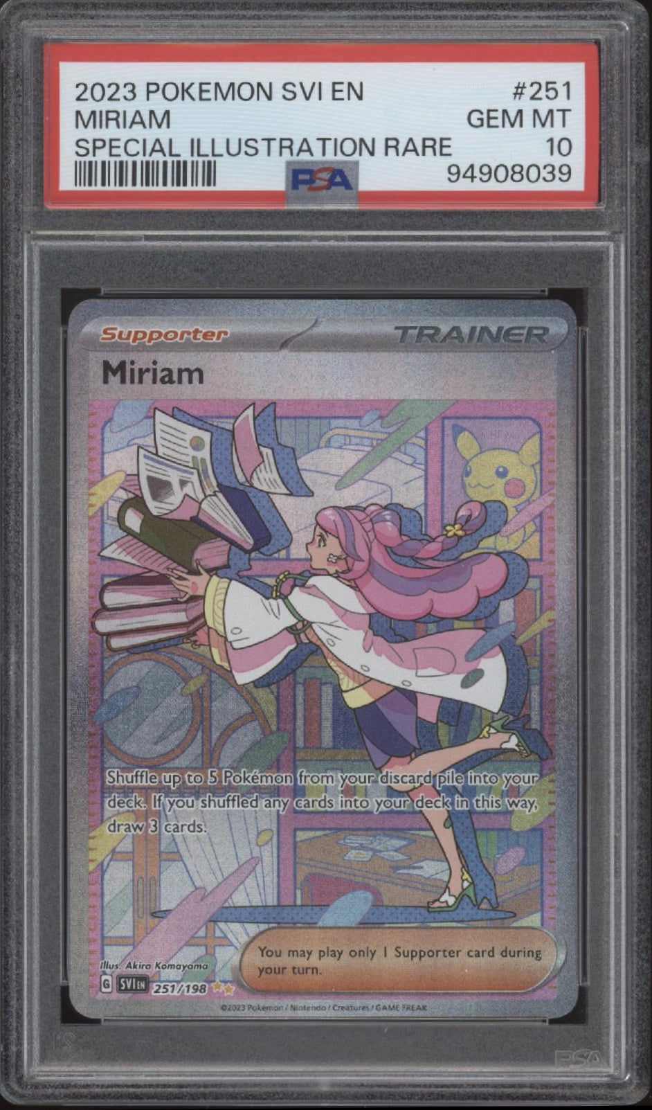 Miriam Pokemon Scarlet & Violet Special Illustration Rare #251 PSA 10、Collector Store LLC Gaming、kayou
