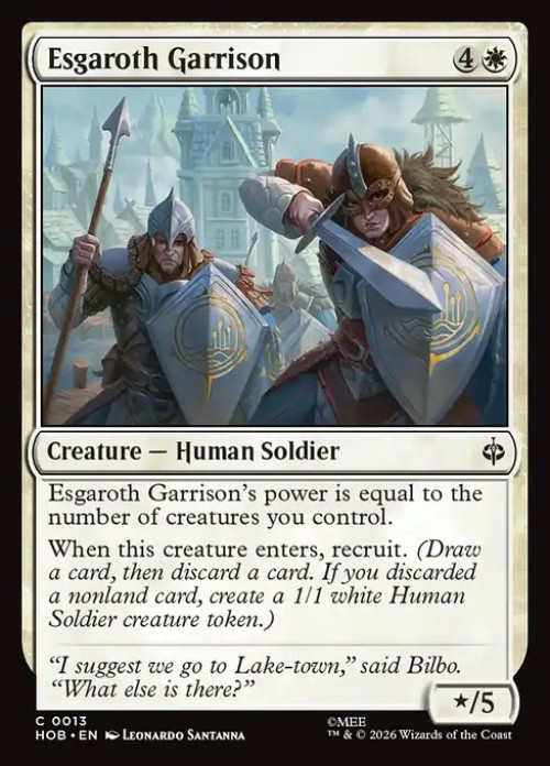 MtG The Hobbit Common Esgaroth Garrison #13、ToyWiz、kayou