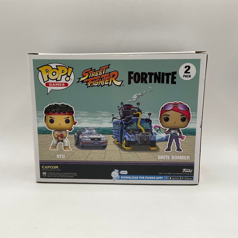 Ryu & Brite Bomber Funko Pop! Street Fighter x Fornite 2 Pack、Funko、kayou