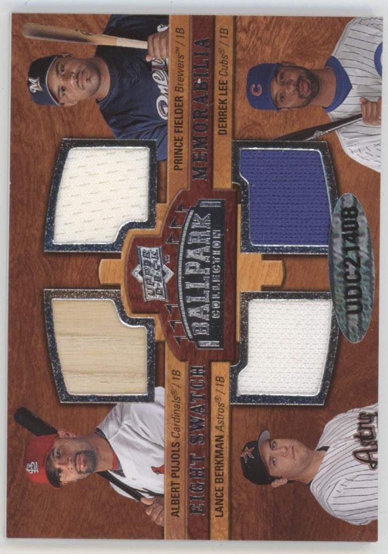Eight Swatch Memorabilia 2008 Upper Deck Ballpark Collection、Collector Store LLC、kayou