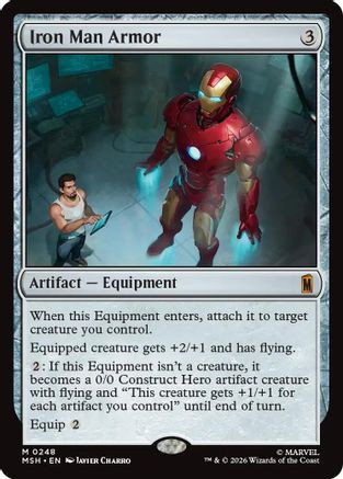 Iron Man Armor (MSH-248) - Marvel Super Heroes Foil、Wizards of the Coast、kayou