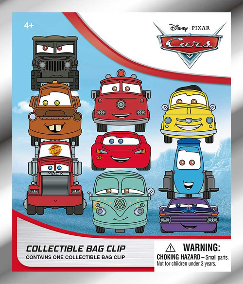 Disney 3D Figural Keyring Pixar's Cars Series 1 Mystery Pack 1 RANDOM Figure, Loose、ToyWiz、kayou