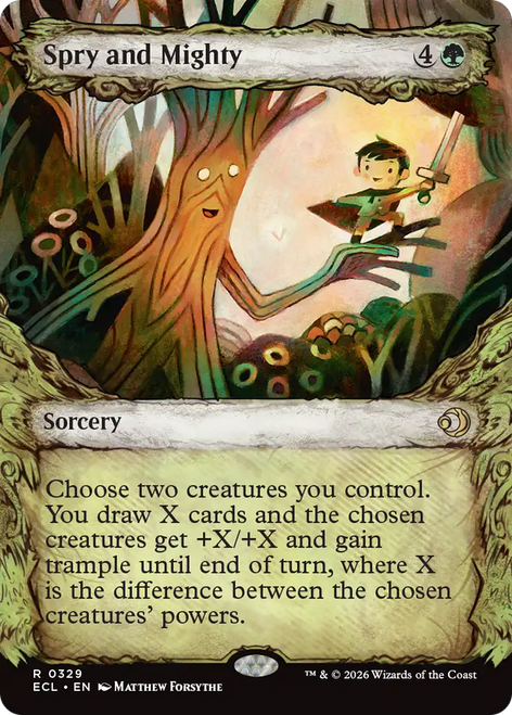 Spry and Mighty (Fable Frame) | Lorwyn Eclipsed、Magic: The Gathering、kayou