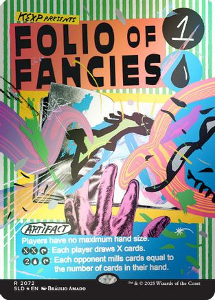 Folio of Fancies (Rainbow Foil) (SLD-2072) - Secret Lair Drop Series Foil、Wizards of the Coast、kayou