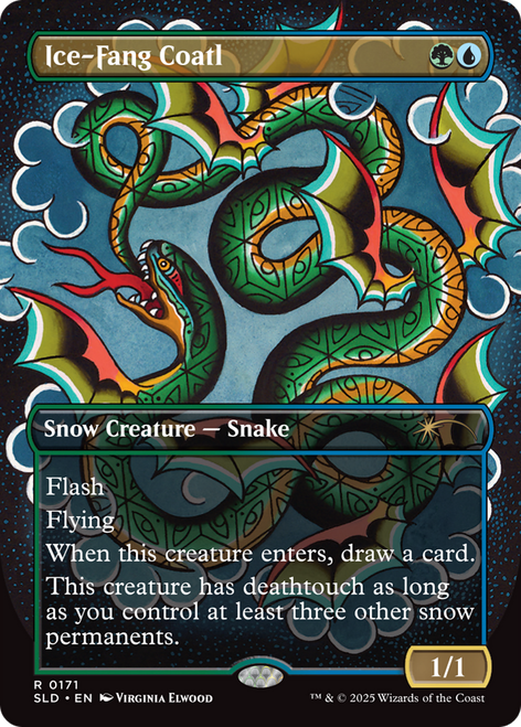 Ice-Fang Coatl (Foil) (Secret Lair - Inked) | Secret Lair Drops、Magic: The Gathering、kayou