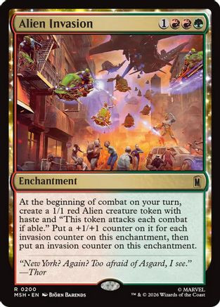 Alien Invasion (MSH-200) - Marvel Super Heroes、Wizards of the Coast、kayou