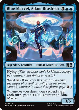 Blue Marvel, Adam Brashear (MSC-530) - Commander: Marvel Super Heroes、Wizards of the Coast、kayou