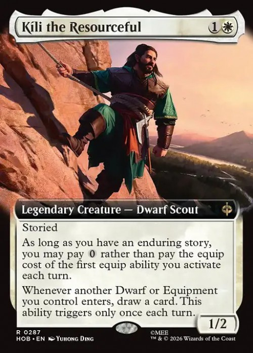 MtG The Hobbit Rare Kli the Resourceful #287 Extended Art、ToyWiz、kayou