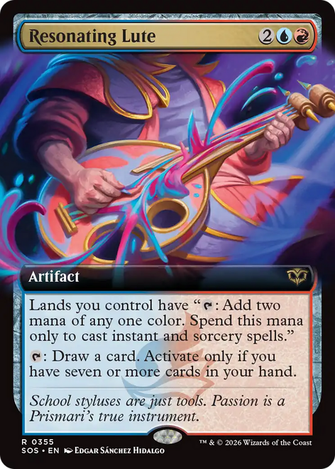 Resonating Lute (Extended Art Foil) | Secrets of Strixhaven、Magic: The Gathering、kayou