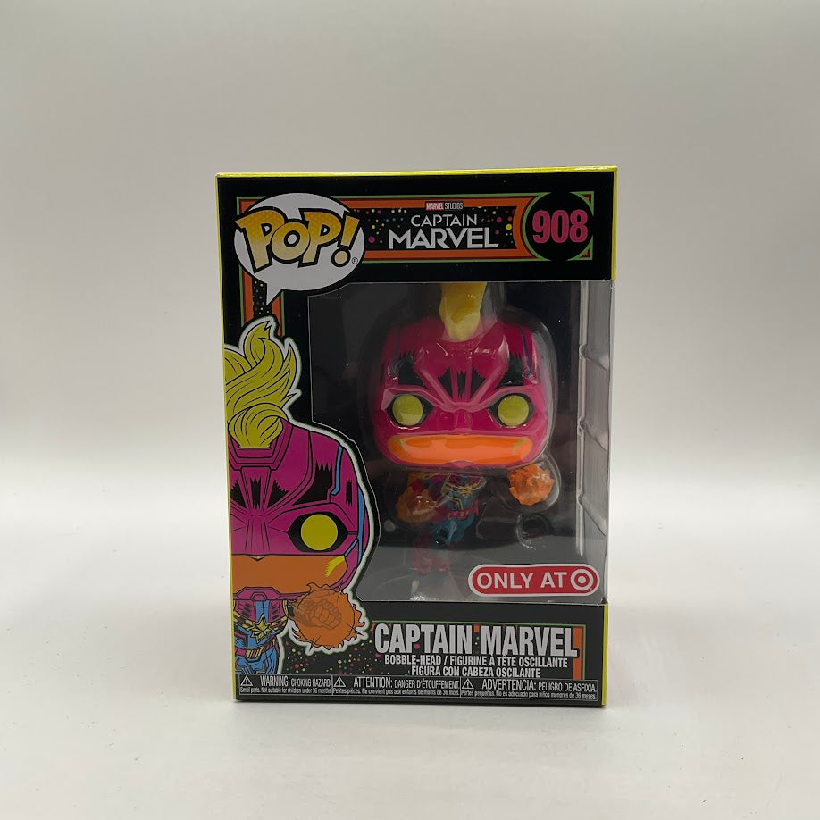 Captain Marvel (Blacklight) Funko Pop! Marvel #908 Target Exclusive、Funko、kayou
