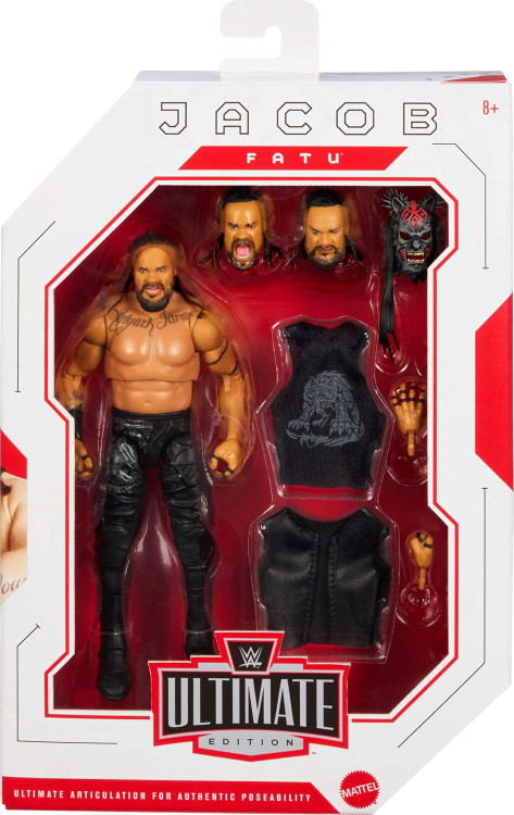 WWE Wrestling Ultimate Edition Jacob Fatu Action Figure、ToyWiz、kayou