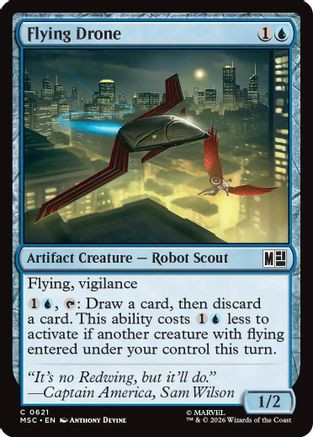 Flying Drone (MSC-621) - Commander: Marvel Super Heroes Foil、Wizards of the Coast、kayou