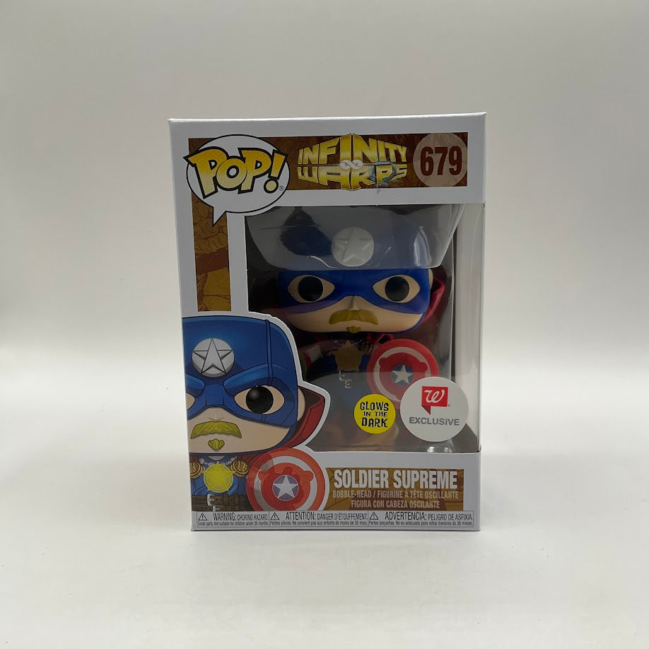 Soldier Supreme Funko Pop! Infinity Warps #679 GITD Walgreens Exclusive、Funko、kayou