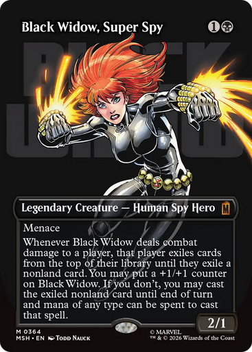 Black Widow, Super Spy (Logo Art Foil) | Marvel Super Heroes、Magic: The Gathering、kayou
