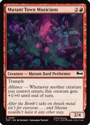 Mutant Town Musicians (TMT-097) - Teenage Mutant Ninja Turtles、Wizards of the Coast、kayou