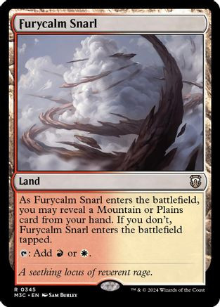 Furycalm Snarl (Ripple Foil) (M3C-345) - Modern Horizons 3 Commander Foil、Wizards of the Coast、kayou