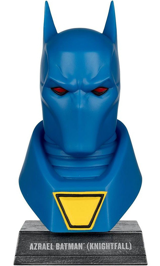 McFarlane Toys DC Direct Azrael Batman Exclusive Cowl Replica Knightfall, Red Platinum、ToyWiz、kayou