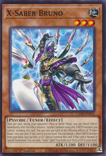 L26D-ENX15 X-Saber Bruno (Common)、Yu-Gi-Oh!、kayou